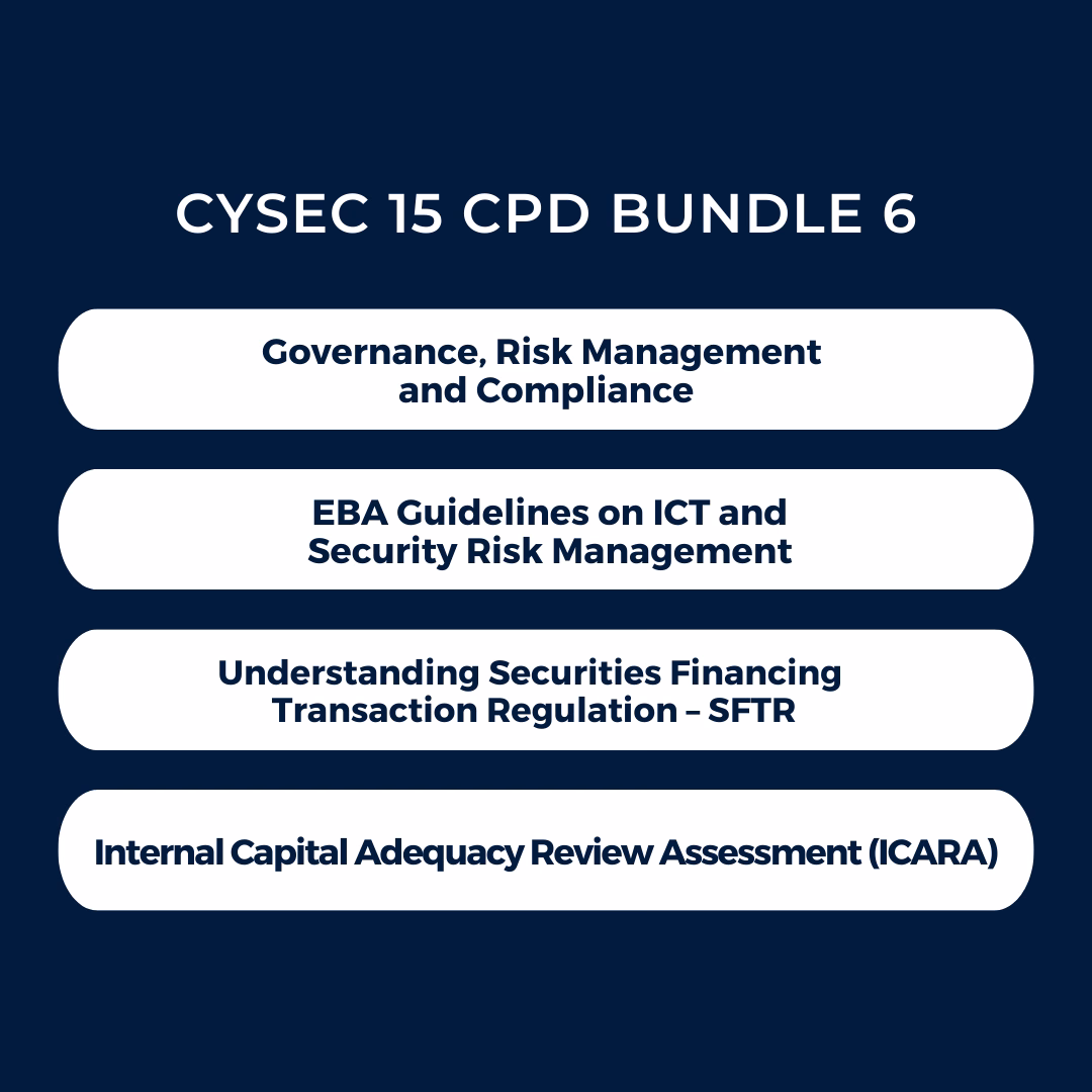 CySEC 15 CPD Bundle 6