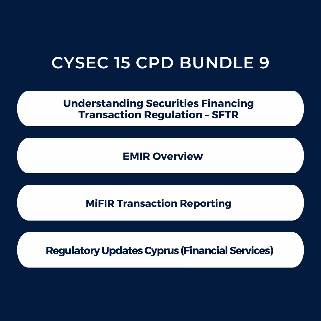 CySEC 15 CPD Bundle 9